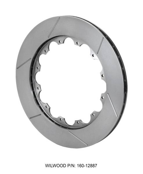 Wilwood - Wilwood 160-12887 Wilwood Rotor-GTS36 Vented Iron-LH 14.00 x .760 - 12 on 8.75in