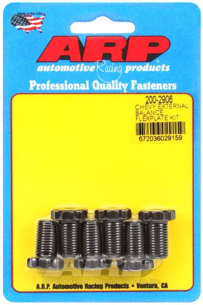 ARP - ARP 200-2906 ARP Chevrolet 90 Degree V6/265-454 V8 w/ 1 Piece Rear Seal Flexplate Bolt Kit