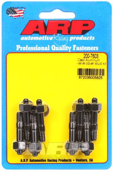 ARP - ARP 200-7603 ARP Cast Aluminum Valve Cover Stud Kit - 1/4in x 20 1.5in OAL