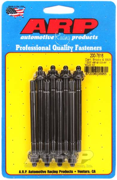 ARP - ARP 200-7616 ARP Dart BRodix and B and B 12pt Valve Cover Stud Kit
