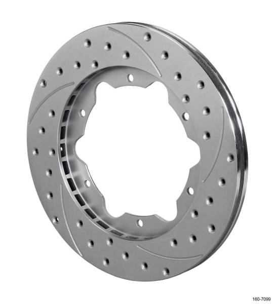 Wilwood - Wilwood 160-7099 Wilwood Rotor-UL30 Iron RH-SRP Drilled 11.00 x .810 - 6 on 6.25in