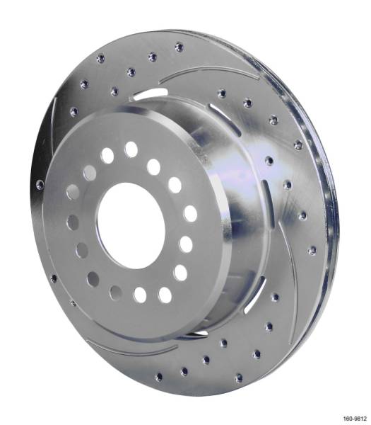 Wilwood - Wilwood 160-9812 Wilwood Rotor-1.91in Offset-SRP Drill-RH 12.19 x .810 - 5 Lug