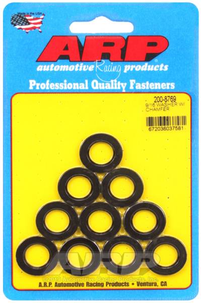 ARP - ARP 200-8769 ARP 9/16 ID 1.00 OD Chamfer Washers (10 pack)