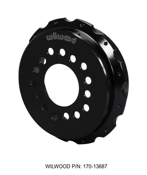 Wilwood - Wilwood 170-13687 Wilwood Hat-Park Brake 1.25in Offset - Aluminum Multi-5 Lug - 12 on 8.75in