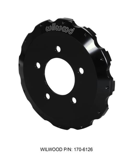 Wilwood - Wilwood 170-6126 Wilwood Hat-BB Front 87-93 Mustang 5 x 4.50 - 12 on 8.75in