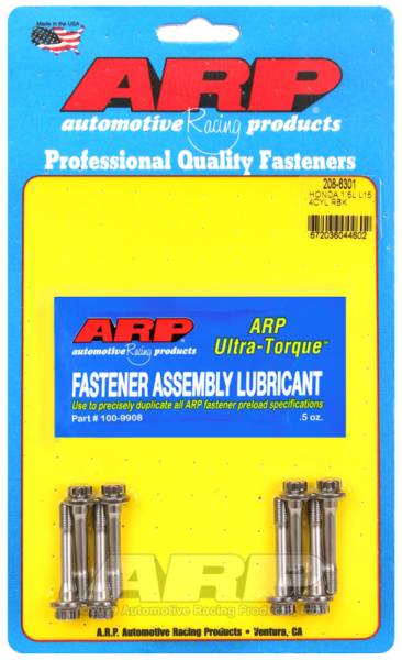 ARP - ARP 208-6301 ARP Honda/Acura 1.5L L15 Rod Bolt Kit
