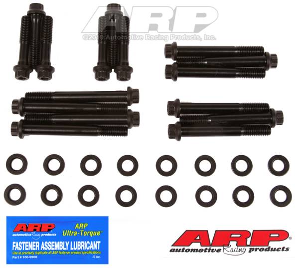ARP - ARP 234-5203 ARP SB Chevy 2-Bolt Large Journal w/ 1/2 Inch Straps on F&R Caps Main Bolt Kit
