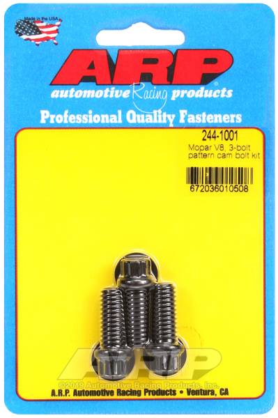 ARP - ARP 244-1001 ARP Mopar V8 3-Bolt Pattern Cam Bolt Kit