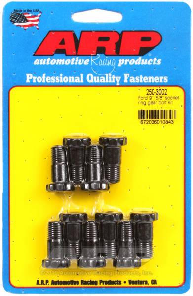 ARP - ARP 250-3002 ARP Ford 9in 7/16in Dia 5/8in Socket Ring Gear Bolt Kit