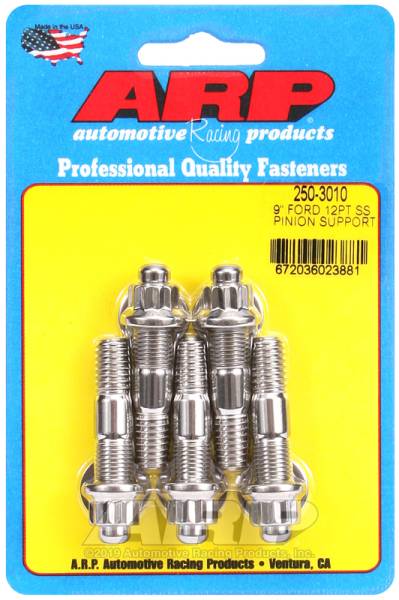 ARP - ARP 250-3010 ARP Ford 9in Pinion Support SS 12pt Stud Kit