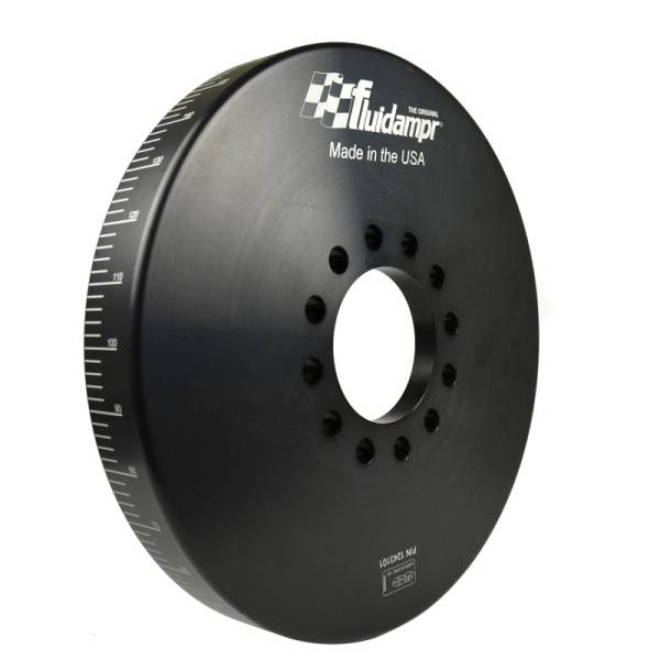 Fluidampr - Fluidampr 1243101 Fluidampr Universal Tractor Pulling 12 Bolt Taper Lock Hub Internally Balanced Damper (w/Bolt Holes)