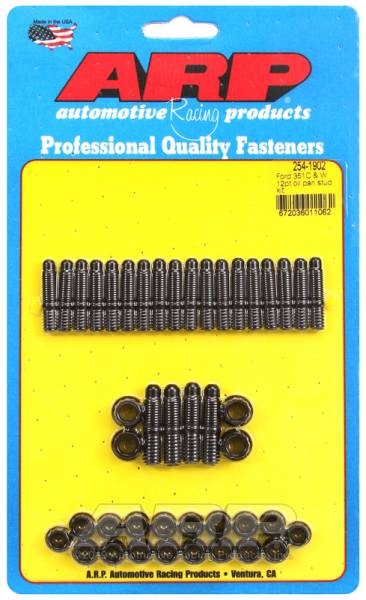 ARP - ARP 254-1902 ARP Ford 351C and 351W 12pt Oil Pan Stud Kit