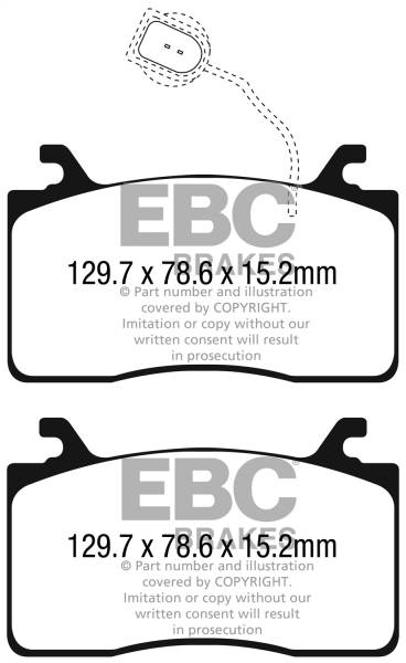 EBC - EBC Brakes S10KF1751 EBC S10 Brake Pad and Rotor Kit - Fits 2017-2023 Alfa Romeo Stelvio, Giulia