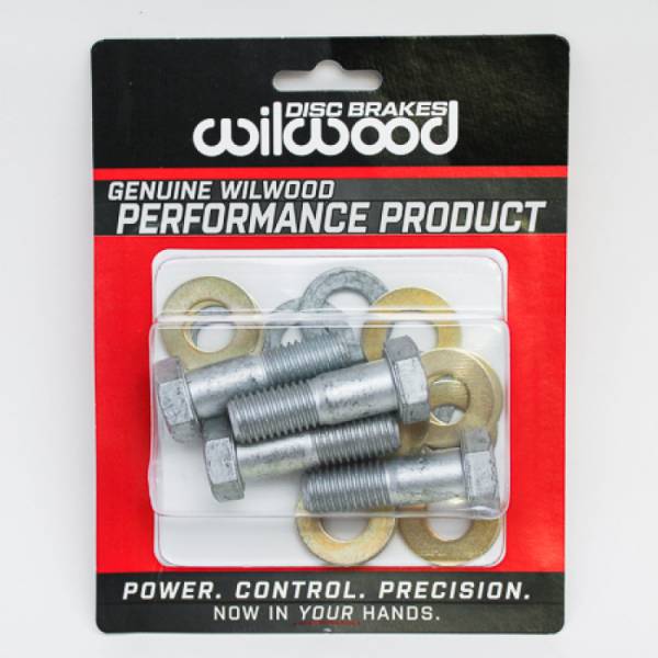 Wilwood - Wilwood 230-13910 Wilwood Bolt Kit - C5/6 Bracket and Spindle Stepped Shank Bolt Kit