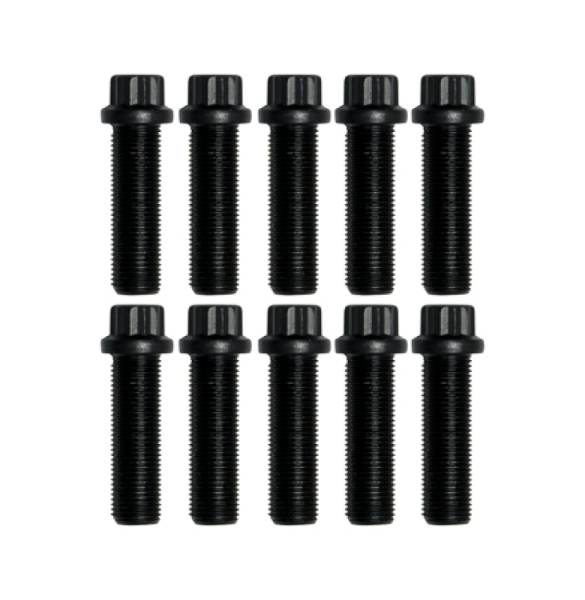 Wilwood - Wilwood 230-15369 Wilwood Bolt Kit - 1/2-20x1.75 L - 10 Pack (Black)