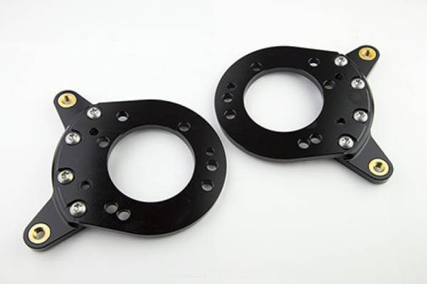 Wilwood - Wilwood 249-11060/61 Wilwood Brackets (2) Lug Mount LH/RH 65-73 Ford Mustang 11.00in Rotor