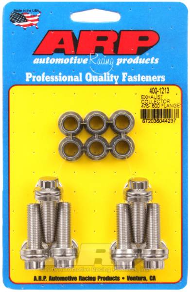 ARP - ARP 400-1213 ARP Exhaust Collector .475-.600 Flange Bolt Kit