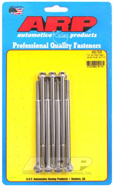 ARP - ARP 400-7525 ARP Merlin Block Brodix Head BB Hex Valve Cover Bolt Kit (Kit of 7)