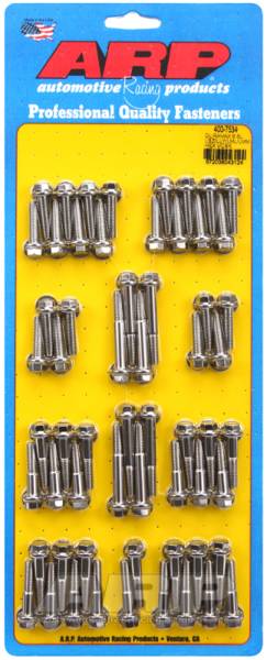 ARP - ARP 400-7534 ARP Duramax 6.6L LBZ/LLY/LML/LMM Hex Valve Cover Bolt Kit - Polished Stainless Steel