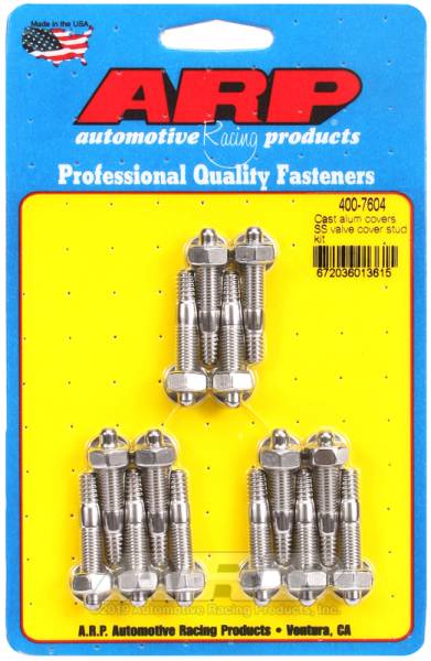 ARP - ARP 400-7604 ARP Cast Alum Covers SS Valve Cover Stud Kit
