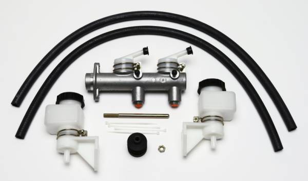 Wilwood - Wilwood 260-7563 Wilwood Tandem Master Cylinder - 1in Bore w/ Remote Reservoirs