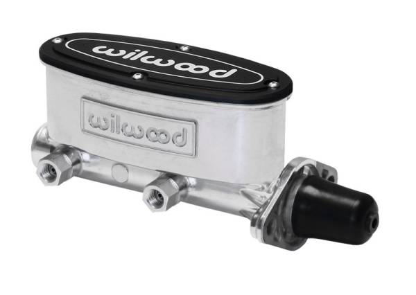 Wilwood - Wilwood 260-8556-P Wilwood High Volume Tandem Master Cylinder - 1 1/8in Bore Ball Burnished