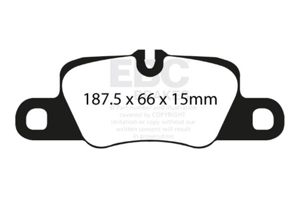 EBC - EBC Brakes S12KR1627 EBC S12 Brake Pad and Rotor Kit - Fits 2012-2023 Porsche Panamera, 911