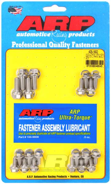 ARP - ARP 405-1802 ARP Holden V8 SS Hex Oil Pan Bolt Kit