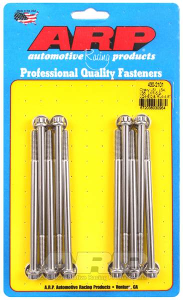 ARP - ARP 430-2101 ARP Chevy LS1/LS4/LS6/LM7 5.5, LQ4-6.0 & RL4-4.8 12pt Intake Manifold Bolt Kit