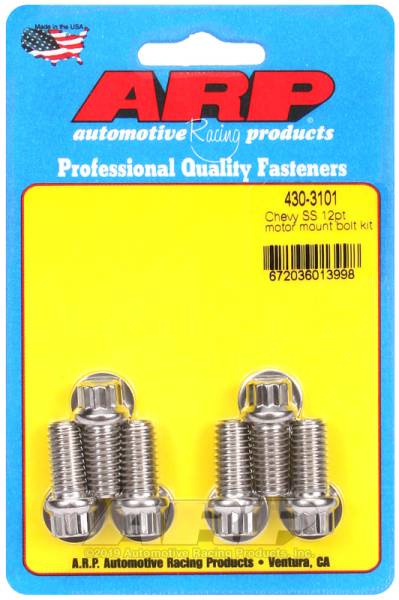 ARP - ARP 430-3101 ARP Chevy SS 12pt Motor Mount Bolt Kit