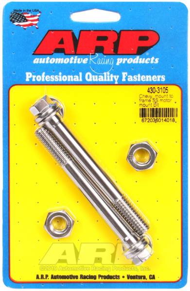 ARP - ARP 430-3105 ARP Chevy Mount to Frame SS Motor Mount Bolt Kit