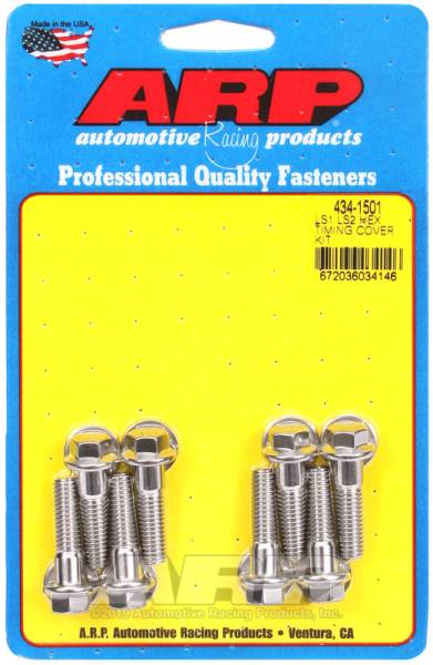 ARP - ARP 434-1501 ARP LS1 LS2 SS Hex Timing Cover Bolt Kit