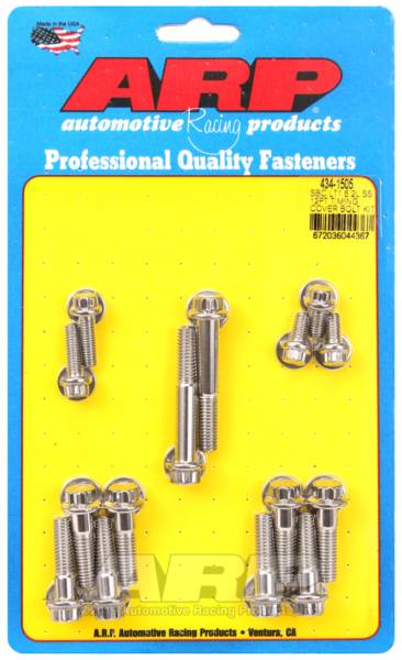 ARP - ARP 434-1505 ARP Small Block Chevy LT1 6.2L 12pt Timing Cover Bolt Kit - Stainless Steel