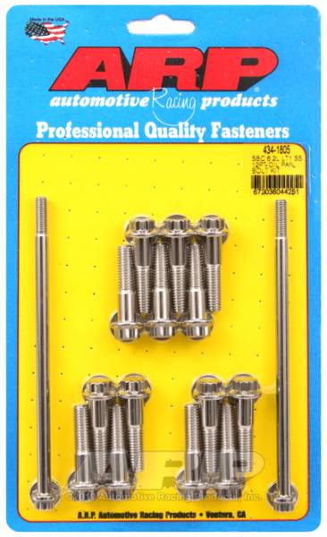 ARP - ARP 434-1805 ARP Chevy LT1 6.2L Oil Pan 12pt Stainless Steel Bolt Kit