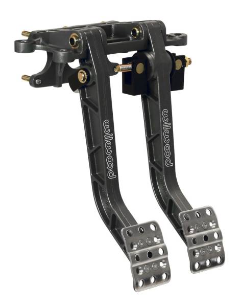 Wilwood - Wilwood 340-11295 Wilwood Adjustable Dual Pedal - Brake / Clutch - Fwd. Swing Mount - 6.25:1