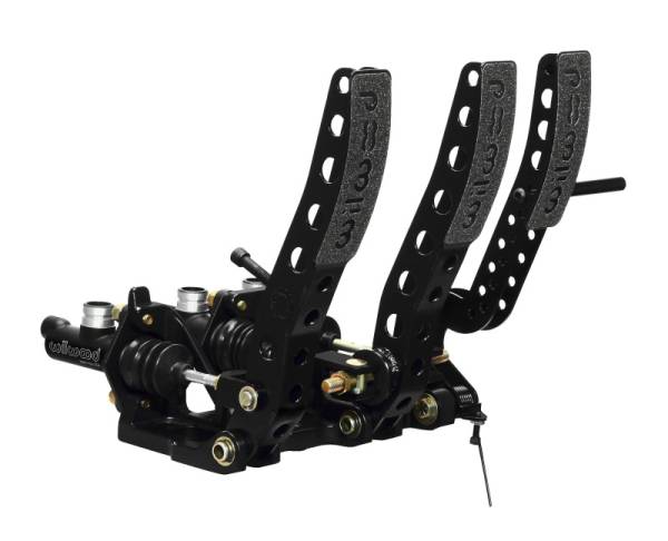 Wilwood - Wilwood 340-12410 Wilwood Pedal Assembly Floor Mount-Brake Clutch & Throttle
