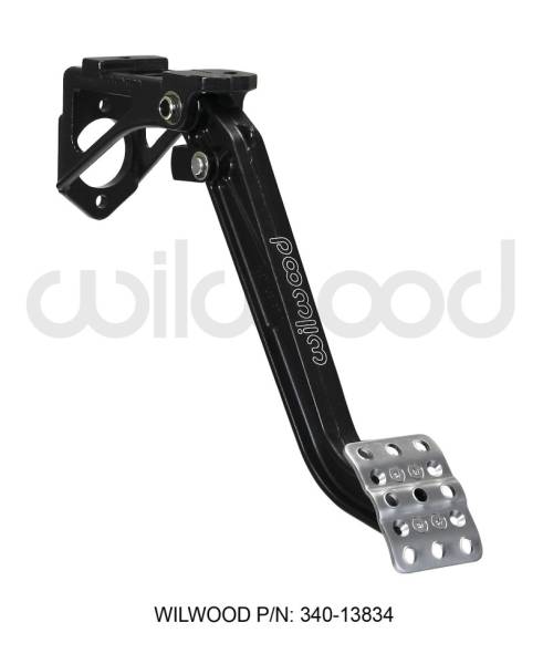 Wilwood - Wilwood 340-13834 Wilwood Adjustable Single Pedal - Swing Mount - 7:1