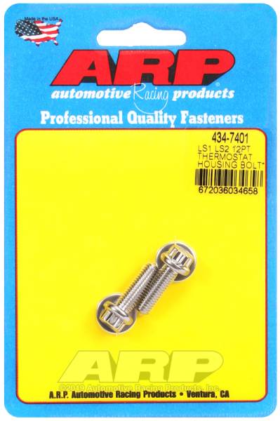 ARP - ARP 434-7401 ARP LS1 LS2 SS 12pt thermostat housing bolt kit