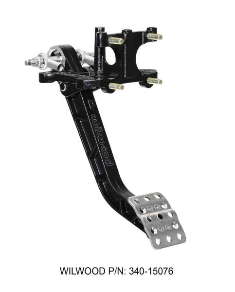 Wilwood - Wilwood 340-15076 Wilwood Adjustable-Trubar Brake Pedal - Rev. Swing Mount - 5.1:1