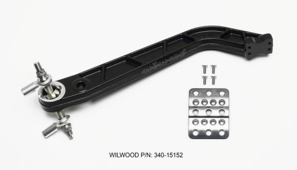 Wilwood - Wilwood 340-15152 Wilwood Retrofit Kit Adj Trubar Brake Pedal - Brake -Rev Swing Mount - 6.25:1