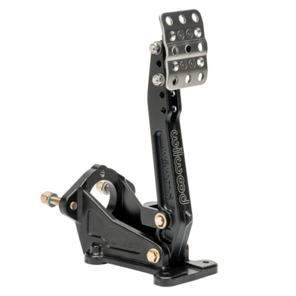 Wilwood - Wilwood 340-17698 Wilwood Adjustable Ratio Tandem Master Cylinder Brake Pedal Assembly w/ 5.25:1 - 6.00:1 Ratio