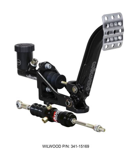 Wilwood - Wilwood 341-15169 Wilwood Clutch Kit - Forged Adj. Pedal / MC / Slave - Floor Mount - 6:1