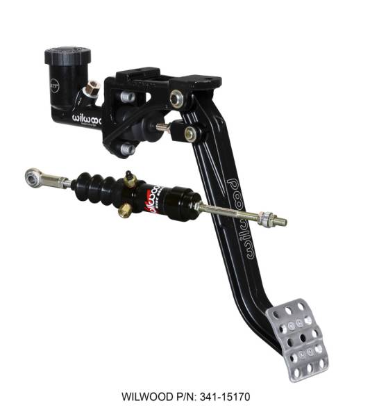 Wilwood - Wilwood 341-15170 Wilwood Clutch Kit - Forged Adj. Pedal / MC / Slave - Swing Mount - 7:1