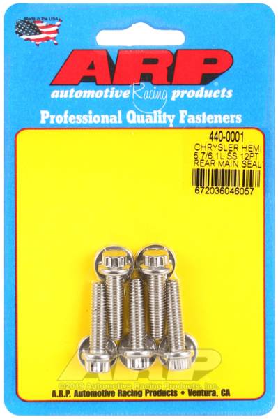 ARP - ARP 440-0001 ARP Chrysler Hemi 5.7/6.1L SS 12pt Rear Main Seal Plate Bolt Kit