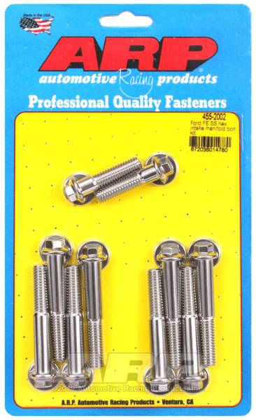 ARP - ARP 455-2002 ARP Ford FE SS Hex Intake Manifold Bolt Kit