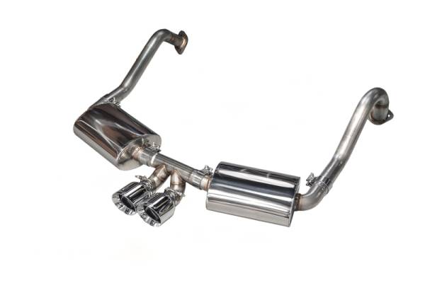 AWE Tuning - AWE Tuning 3010-32020 AWE Tuning Porsche 981 Performance Exhaust System - w/Chrome Silver Tips