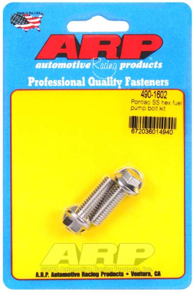 ARP - ARP 490-1602 ARP Pontiac SS Hex Fuel Pump Bolt Kit