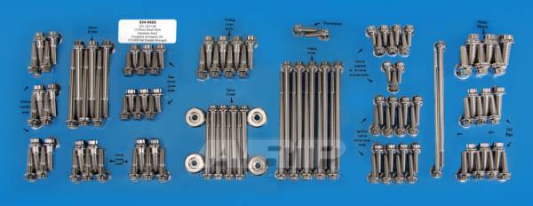 ARP - ARP 534-9505 ARP Chevy Small Block LS Series 12pt Engine and Accessory Bolt Kit