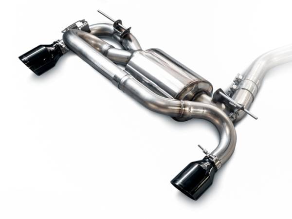 AWE Tuning - AWE Tuning 3010-33034 AWE Tuning BMW F22 M235i / M240i Touring Edition Axle-Back Exhaust - Diamond Black Tips (102mm)