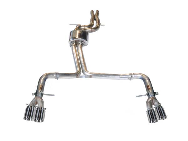 AWE Tuning - AWE Tuning 3010-42046 AWE Tuning Audi B8.5 S5 3.0T Track Edition Exhaust - Chrome Silver Tips (90mm)